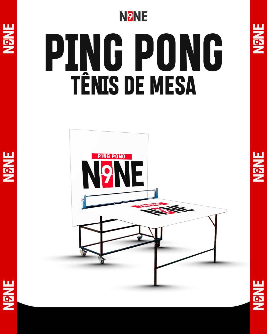 Tênis de Mesa Ping Pong Nine Futmesa